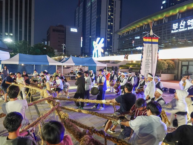 [2024년]부산인류무형문화유산축제, 기지시줄다리기 시연 성황리 진행